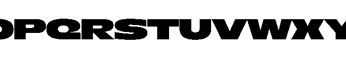 NaNDrumExtended PREVIEW Heavy Font UPPERCASE
