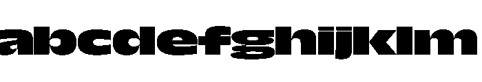 NaNDrumExtended PREVIEW Heavy FONT