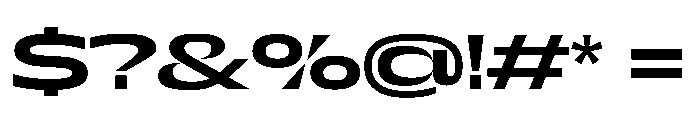 NaNDrumExtended PREVIEW Medium Font OTHER CHARS