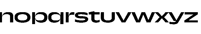 NaNDrumExtended PREVIEW Medium Font LOWERCASE