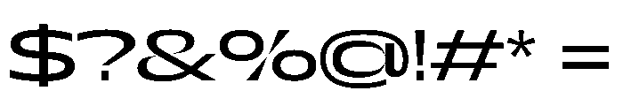 NaNDrumExtended PREVIEW Regular Font OTHER CHARS