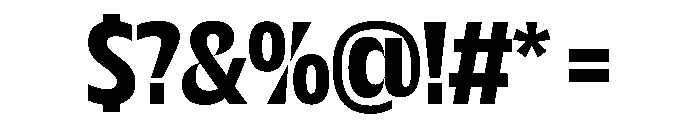 NaNDrumNarrow PREVIEW Bold Font OTHER CHARS