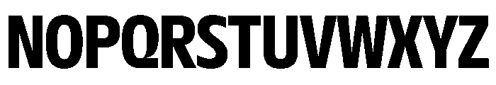 NaNDrumNarrow PREVIEW Bold Font UPPERCASE