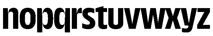 NaNDrumNarrow PREVIEW Bold Font LOWERCASE