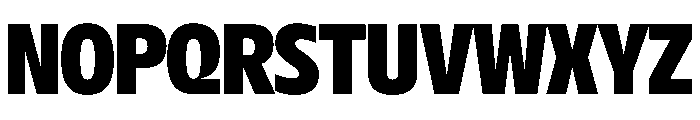 NaNDrumNarrow PREVIEW ExtraBold Font UPPERCASE