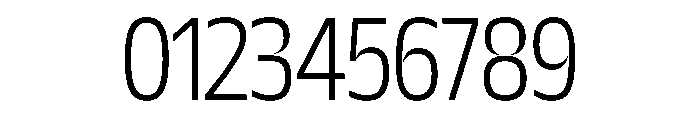 NaNDrumNarrow PREVIEW ExtraLight Font OTHER CHARS