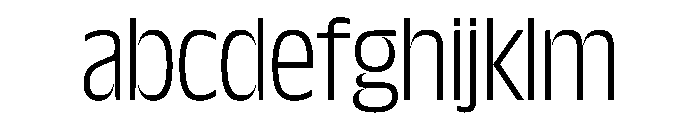 NaNDrumNarrow PREVIEW ExtraLight FONT