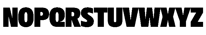 NaNDrumNarrow PREVIEW Heavy Font UPPERCASE