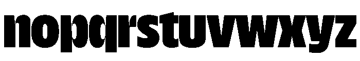 NaNDrumNarrow PREVIEW Heavy Font LOWERCASE