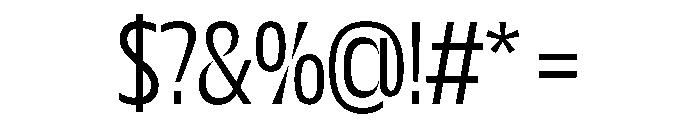 NaNDrumNarrow PREVIEW Light Font OTHER CHARS