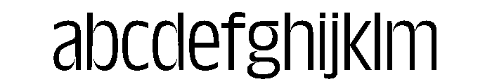 NaNDrumNarrow PREVIEW Light FONT