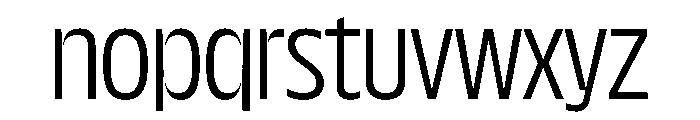 NaNDrumNarrow PREVIEW Light Font LOWERCASE