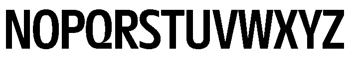 NaNDrumNarrow PREVIEW Medium Font UPPERCASE