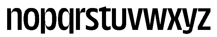 NaNDrumNarrow PREVIEW Medium Font LOWERCASE