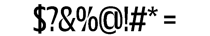NaNDrumNarrow PREVIEW Regular Font OTHER CHARS