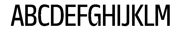 NaNDrumNarrow PREVIEW Regular Font UPPERCASE