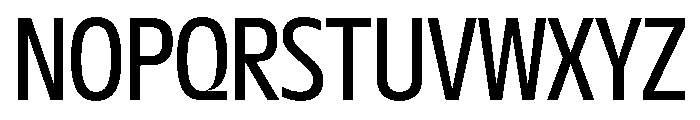 NaNDrumNarrow PREVIEW Regular Font UPPERCASE
