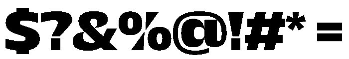 NaNDrumStandard PREVIEW ExtraBold Font OTHER CHARS