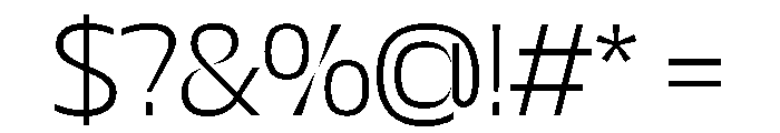 NaNDrumStandard PREVIEW ExtraLight Font OTHER CHARS