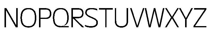 NaNDrumStandard PREVIEW ExtraLight Font UPPERCASE