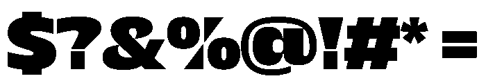NaNDrumStandard PREVIEW Heavy Font OTHER CHARS