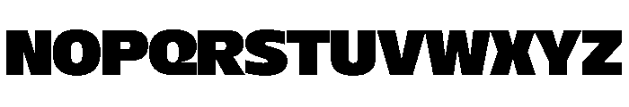 NaNDrumStandard PREVIEW Heavy Font UPPERCASE