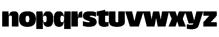 NaNDrumStandard PREVIEW Heavy Font LOWERCASE
