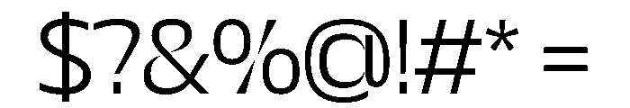 NaNDrumStandard PREVIEW Light Font OTHER CHARS
