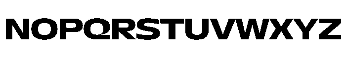 NaNDrumWide PREVIEW Bold Font UPPERCASE