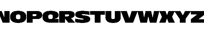 NaNDrumWide PREVIEW Heavy Font UPPERCASE