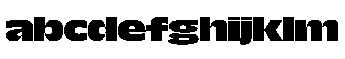 NaNDrumWide PREVIEW Heavy FONT