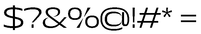 NaNDrumWide PREVIEW Light Font OTHER CHARS