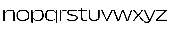 NaNDrumWide PREVIEW Light Font LOWERCASE