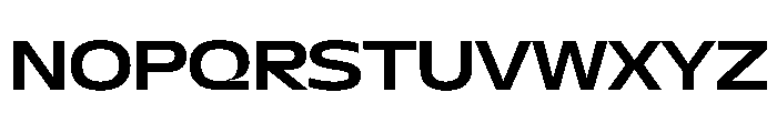 NaNDrumWide PREVIEW Medium Font UPPERCASE