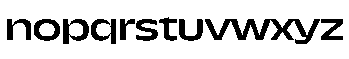 NaNDrumWide PREVIEW Medium Font LOWERCASE