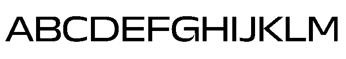 NaNDrumWide PREVIEW Regular Font UPPERCASE