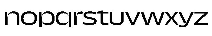 NaNDrumWide PREVIEW Regular Font LOWERCASE