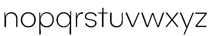 NaNFiasco ExtraLight Font LOWERCASE