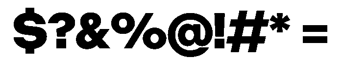 NaNFuture PREVIEW Black Font OTHER CHARS