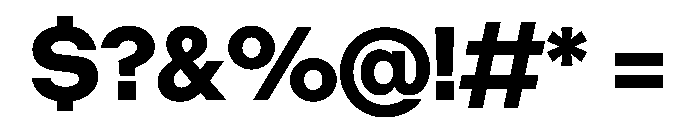 NaNFuture PREVIEW Bold Font OTHER CHARS