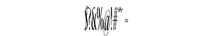NaNHawk PREVIEW SerifRegular Font OTHER CHARS