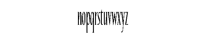 NaNHawk PREVIEW SerifRegular Font LOWERCASE