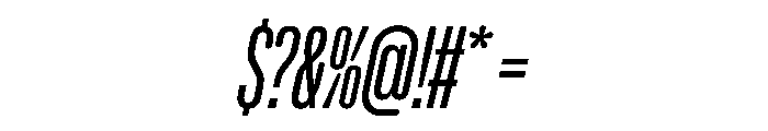 NaNHoloCompressed PREVIEW BlondItalic Font OTHER CHARS