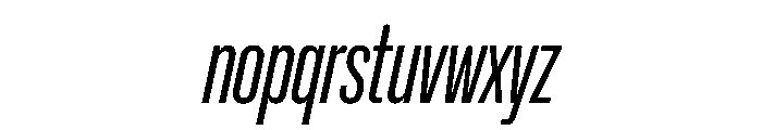 NaNHoloCompressed PREVIEW BlondItalic Font LOWERCASE