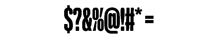 NaNHoloCompressed PREVIEW ExtraBold Font OTHER CHARS