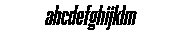 NaNHoloCompressed PREVIEW ExtraBoldItalic FONT