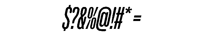 NaNHoloCompressed PREVIEW Italic Font OTHER CHARS