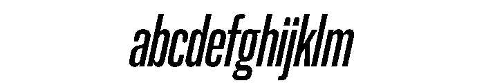 NaNHoloCompressed PREVIEW MediumItalic FONT