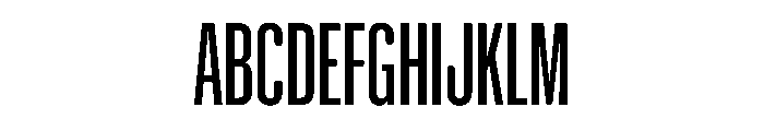 NaNHoloCompressed PREVIEW Regular Font UPPERCASE
