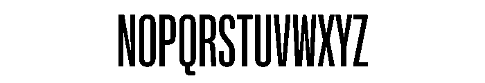 NaNHoloCompressed PREVIEW Regular Font UPPERCASE